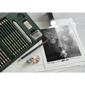 Faber-Castell Pitt Graphite Matt & Castell 9000 20er Metalletui